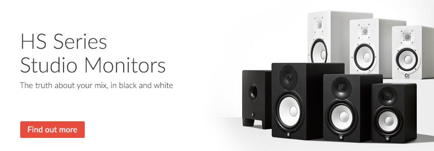 HS Series Studio Monitor Speakers - The truth about your mix, in black and white